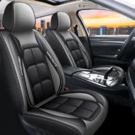 All-Season Full-Coverage Leather Car Seat Cover - Image 9