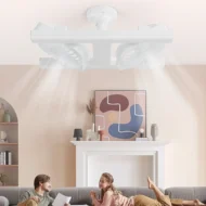 📢📢50% OFF !!!⏰Modern 2-in-1 LED Ceiling Fan Light - Image 9