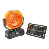 Solar Portable Misting Camping Fan with Remote - Image 9