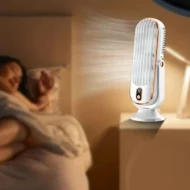🥳2026 HOT SALE🥳💞50K+ SOLD!💨🌙 50% OFF! Portable Table Fan – 5 speeds, ultra‑quiet, gentle breeze. Perfect for bedroom or office. Stay cool without noise! 😴✨ - Image 12