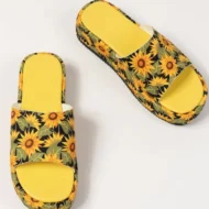 Non-slip, Sweat-Absorbing Platform Slippers - Image 4