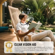 🔥Hot Sale Offers-5X Hands Free Magnifying Glass - Image 6