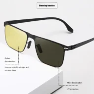 💥Last Day Sale 49%💥Day And Night Photochromic Driving Night Vision Goggles - Image 4