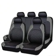 🎁🚗9-Piece Universal Fit Leather Car Seat Cover Set - Image 9