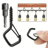 🛠️50% OFF NOW! 🔒 20Pcs Square Snap Clips Hooks – Secure Lock, Versatile & Durable for Bonsai, Lights & Decor ✨