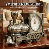📢📢49%  OFF !! ⏰Retro Locomotive Model Alarm Clock - Image 3