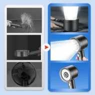 🚿4-Mode High-Pressure Shower Head with Filter - Image 4