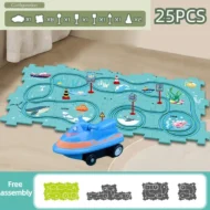 🎁Hot Sale 49% Off🔥Children's Educational Puzzle Track Car Play Set🚗 - Image 24