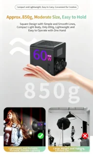 🎁 Hot Sale 49% OFF 🔥60W Outdoor Handheld Portable RGB Fill Light - Image 7