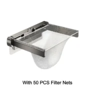 Foldable Sink Strainer Rack with Filter Nets - Image 13