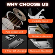 💯 Dual Mode Magnetic Power Bank with Stand - Image 2