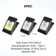 🔥2026 Hot Sale - 50% Off🔥Outdoor Solar Clip Light with Motion Sensor - Image 8