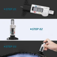 Digital Car Tyre Tire Tread Depth Gauge Meter - Image 8