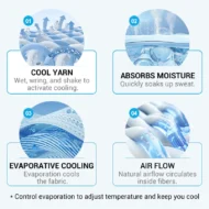 🔥Summer Special🌬️ Absorbent Cooling Towel, Can Be Used Anytime, Anywhere! - Image 8