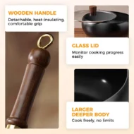 Professional-Grade Uncoated Iron Pot – 50% OFF Today! ⏳ - Image 4