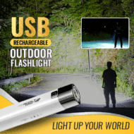 USB Rechargeable Outdoor Flashlight