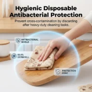 🔥Hot Sale 50%off🏆Top Rated 🧽Antibacterial Tear-Off Wipes for Wet & Dry Use - Image 4