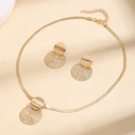 💎 50% OFF NOW! ✨ Modern Chic Necklace & Earring Set – Gold finish, geometric design & lightweight – perfect for daily elegance or gifting 💫 - Image 6