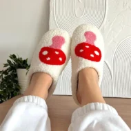 [Gift For Lover] Indoor Anti Slip Plush Slippers For Couples - Image 10