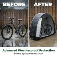 Multi-Purpose Portable Outdoor Storage Shed for Bikes - Image 5