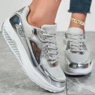 🍂End-of-Fall Specials🍂Women’s Trendy Casual Sparkling Style Platform Sneakers✨ - Image 5