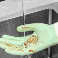 Reusable Non-Slip Dishwashing Cleaning Gloves - Image 2