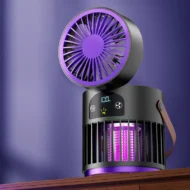 🌞Summer Sale 50% OFF🔥Portable Rechargeable Fan with UV Bug Zapper Light - Image 10