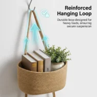 🧺 LIMITED-TIME 50% OFF! ✨ Wall-Hanging Storage Organizer – 3-Tier, Boho Style, Space-Saving 🏡 - Image 6