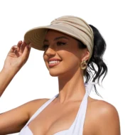 Women's UPF 50+ UV Protection Sun Visor Hat - Image 16