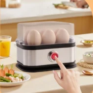 Multifunctional Egg Steamer with Clear Lid - Image 3