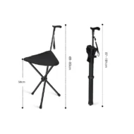 Folding Walking Cane with Seat - Image 10