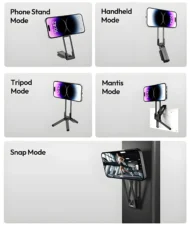 📢📢50% off!! ⏰ Magnetic Mount – 5-in-1 Mini Tripod with Dual MagSafe Magnets, Foldable Hook & Arca-Swiss Base! 📱🎥 - Image 6