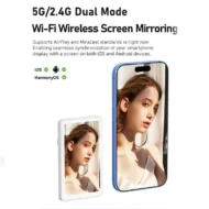 Magnetic Selfie Monitor with LED Fill Light– The Ultimate Tool for Live Streaming & Vlogging - Image 4