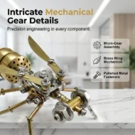 3D Metal Bee Puzzle Assembly Model Kit - Image 4