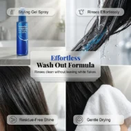 Powerful Glamorous Hair Styling Gel Spray - Image 8