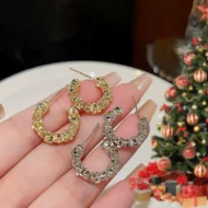 [Best Gift For Her] Premium Design C-Shaped Earrings - Image 3