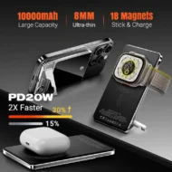 💯 Dual Mode Magnetic Power Bank with Stand