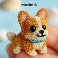 Colorful Beaded 3D Dog Model Kit - Image 6