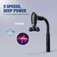 Long-Handle Percussion Massager with 5 Heads - Image 4