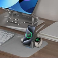 ⚡️ Exclusive Sale -55%! 📱 3-in-1 Foldable Magnetic Charging Station – Perfect for Home, Work & Travel ✨ | 15W Fast Charging, Multi-Device & Compact!📱⌚ - Image 2