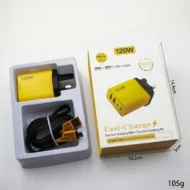 120W 4-Port Fast Charger Block - Image 15