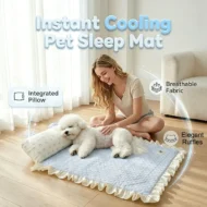 🥳SUMMER HOT SALE💞50K+ SOLD😍!Pet Cooling Mat with Pillow