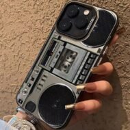 Retro Boombox Cassette Player Phone Case