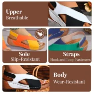 🔥Hot Sale 50%OFF 🏖️Women's Ultra Comfortable Slope Heel Orthopaedic Sandals - Image 4