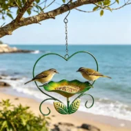 Outdoor Hanging Heart-Shaped Bird Feeder - Image 10
