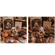 🎁Little Ghost's Cozy Halloween DIY Patchwork Kit - Image 22