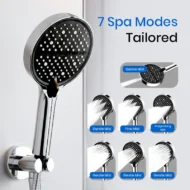 🚿 50% OFF NOW! ✨ High-Pressure Rainfall Shower Head 💦📦 - Image 3