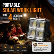 🔥🎁Hot Sale 50% OFF💡Portable Solar Work Light with 4 Lighting Modes - Image 14