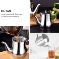304 Stainless Steel Filter Oil Kettle Large Capacity (🔥 50% off Hot Sale) - Image 2