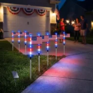 🏆Buy More Save More🎁Outdoor Solar Flag Stake Lights - Image 4